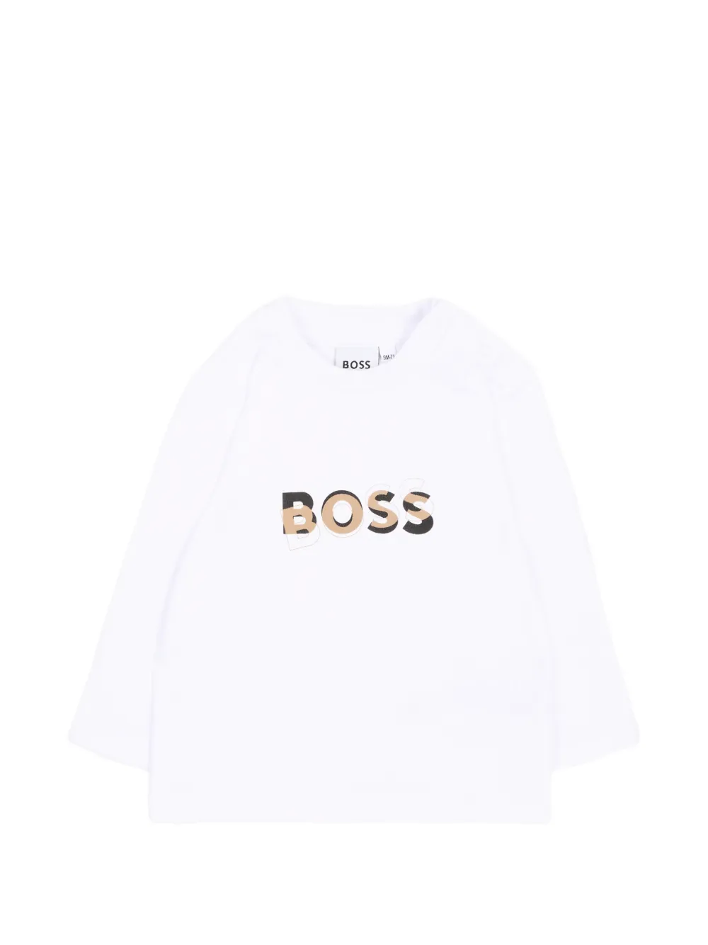 BOSS Kidswear Trainingspak met gestreepte afwerking en logo-patch Zwart