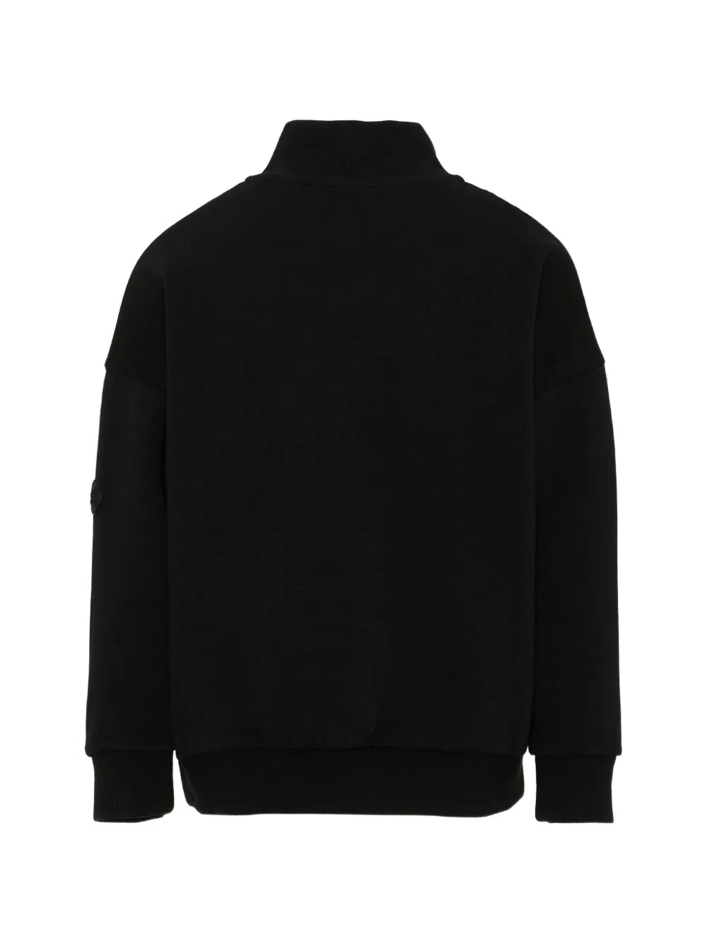 BOSS Kidswear Sweater met rits Zwart