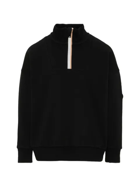 BOSS Kidswear sudadera con cremallera corta