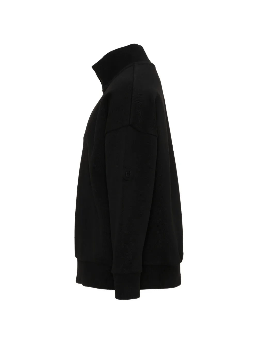 BOSS Kidswear Sweater met rits Zwart