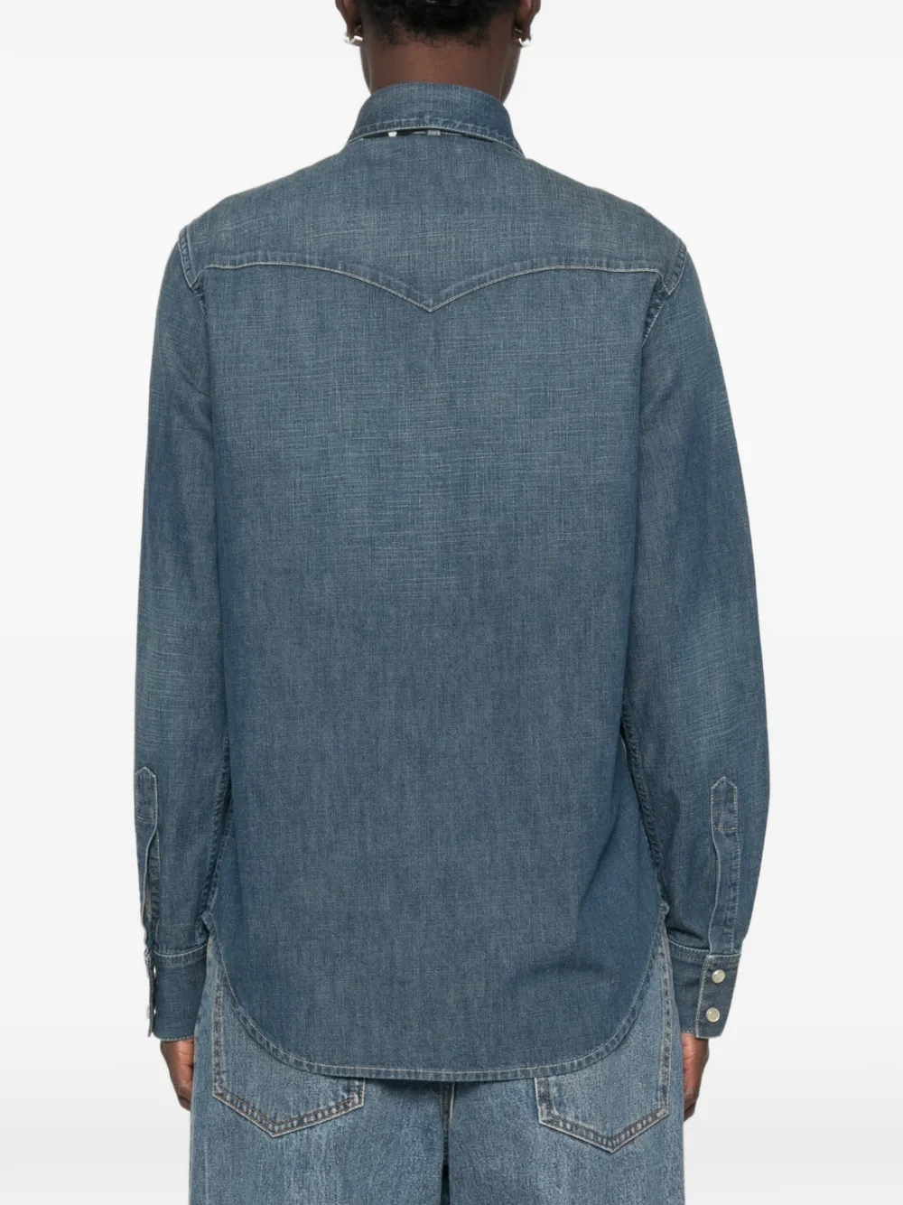 Valentino Garavani VLogo Signature blouse met stippen Blauw