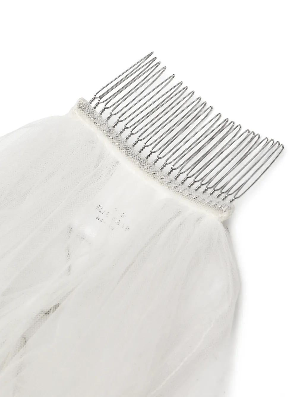Elie Saab tulle-construction veil - Bianco