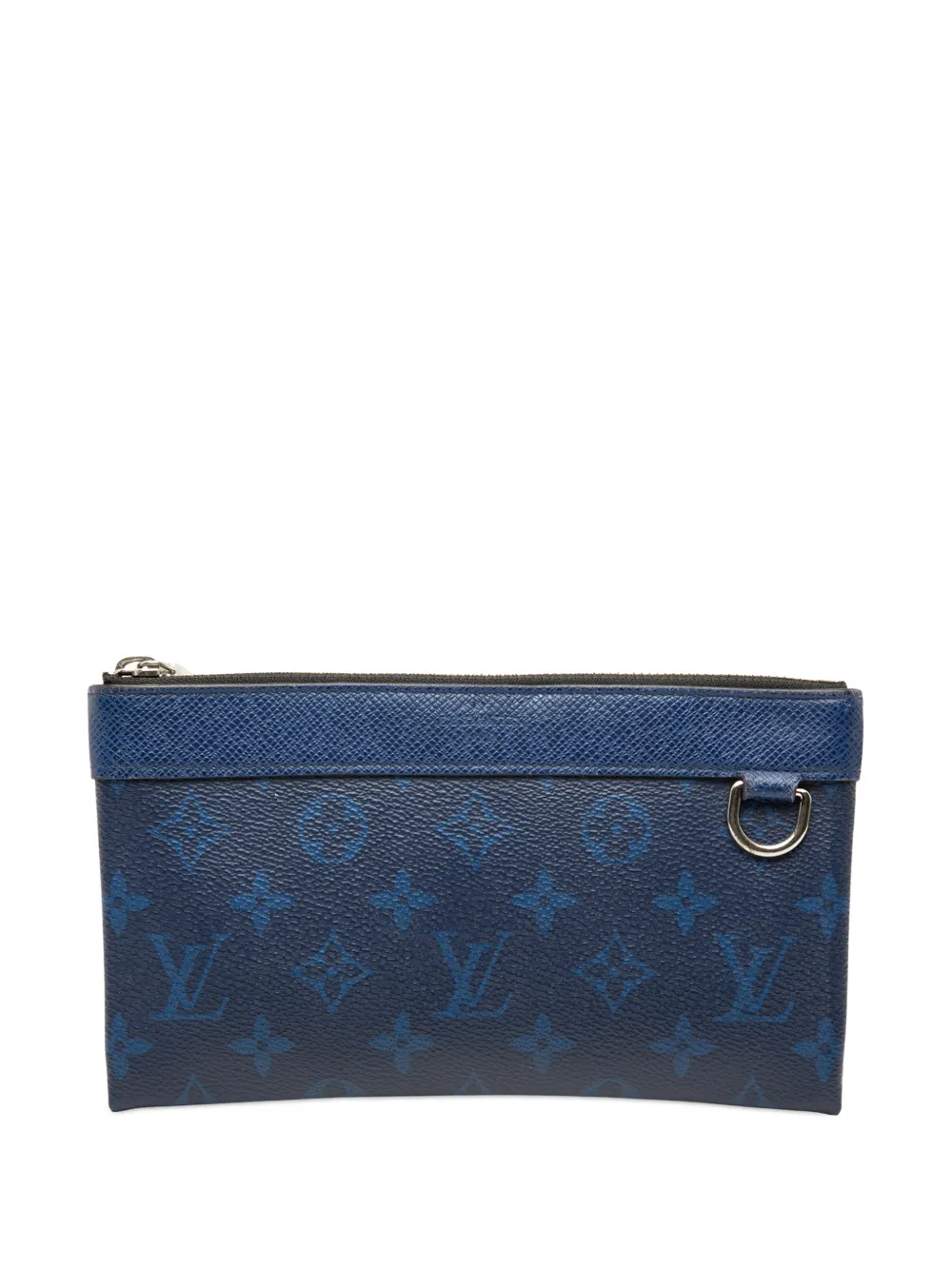 Louis Vuitton Pre-Owned Clutch Taïgarama Pochette Discovery PM con monogramma 2019 - Blu