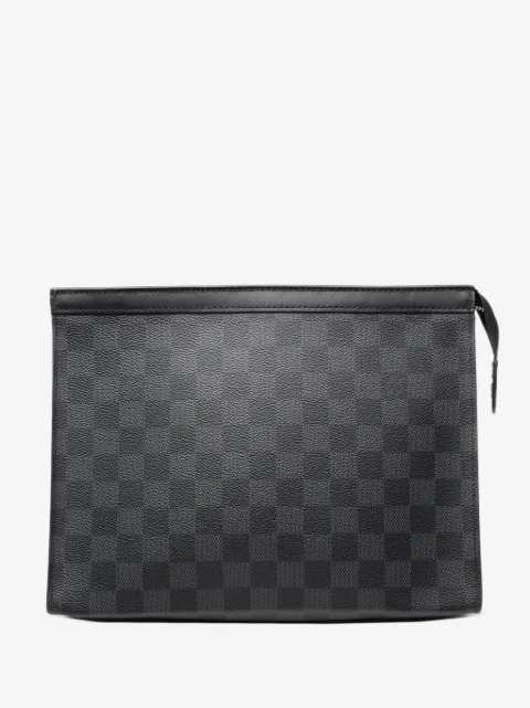 Louis Vuitton Pre-Owned 2021-2026 Damier Graphite Pochette Voyage MM clutch bag
