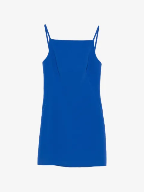Givenchy vestido corto con tirantes finos y cuello cuadrado