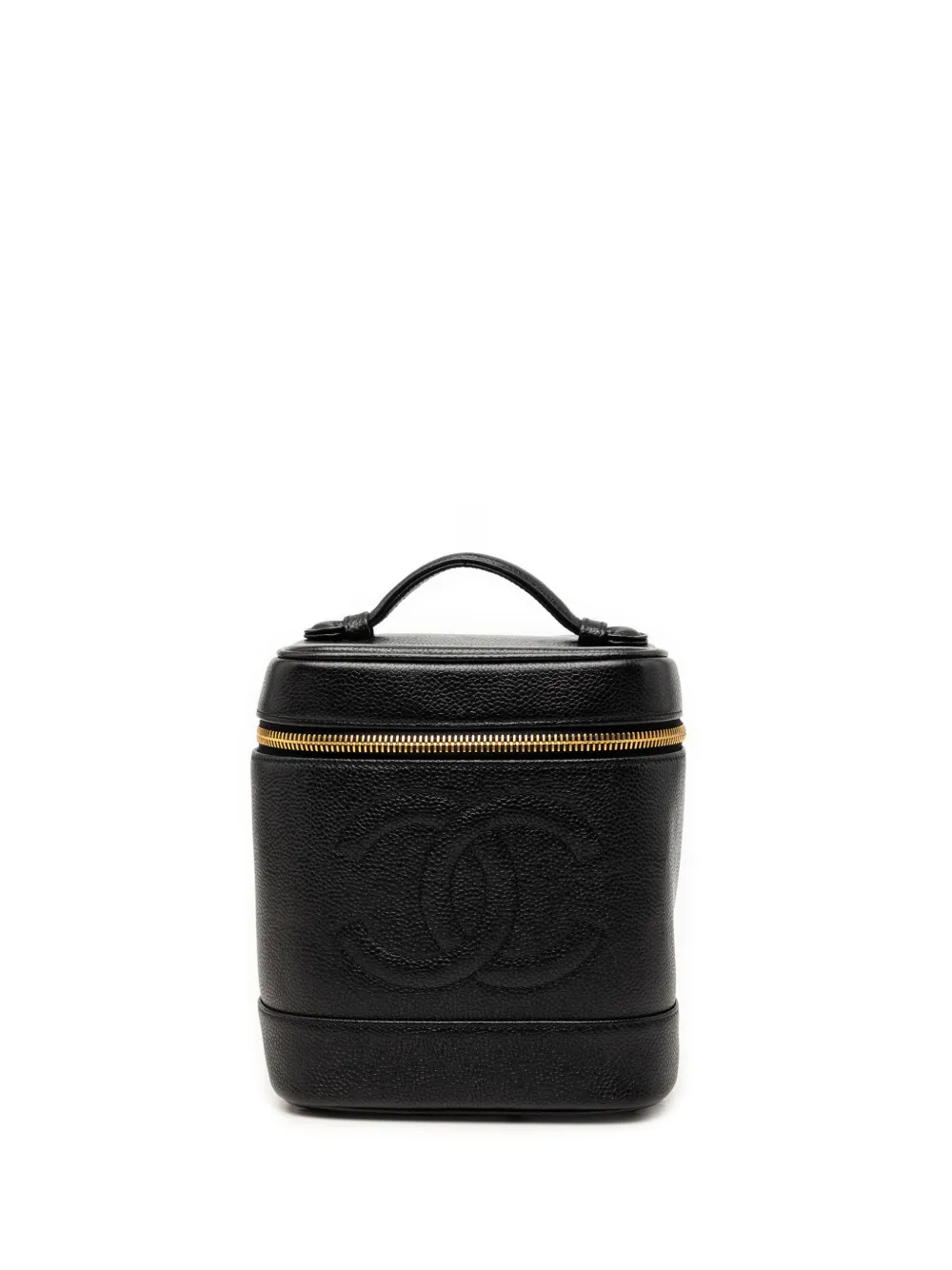 CHANEL Pre-Owned Trousse CC in pelle Caviar 1996-1997 - Nero