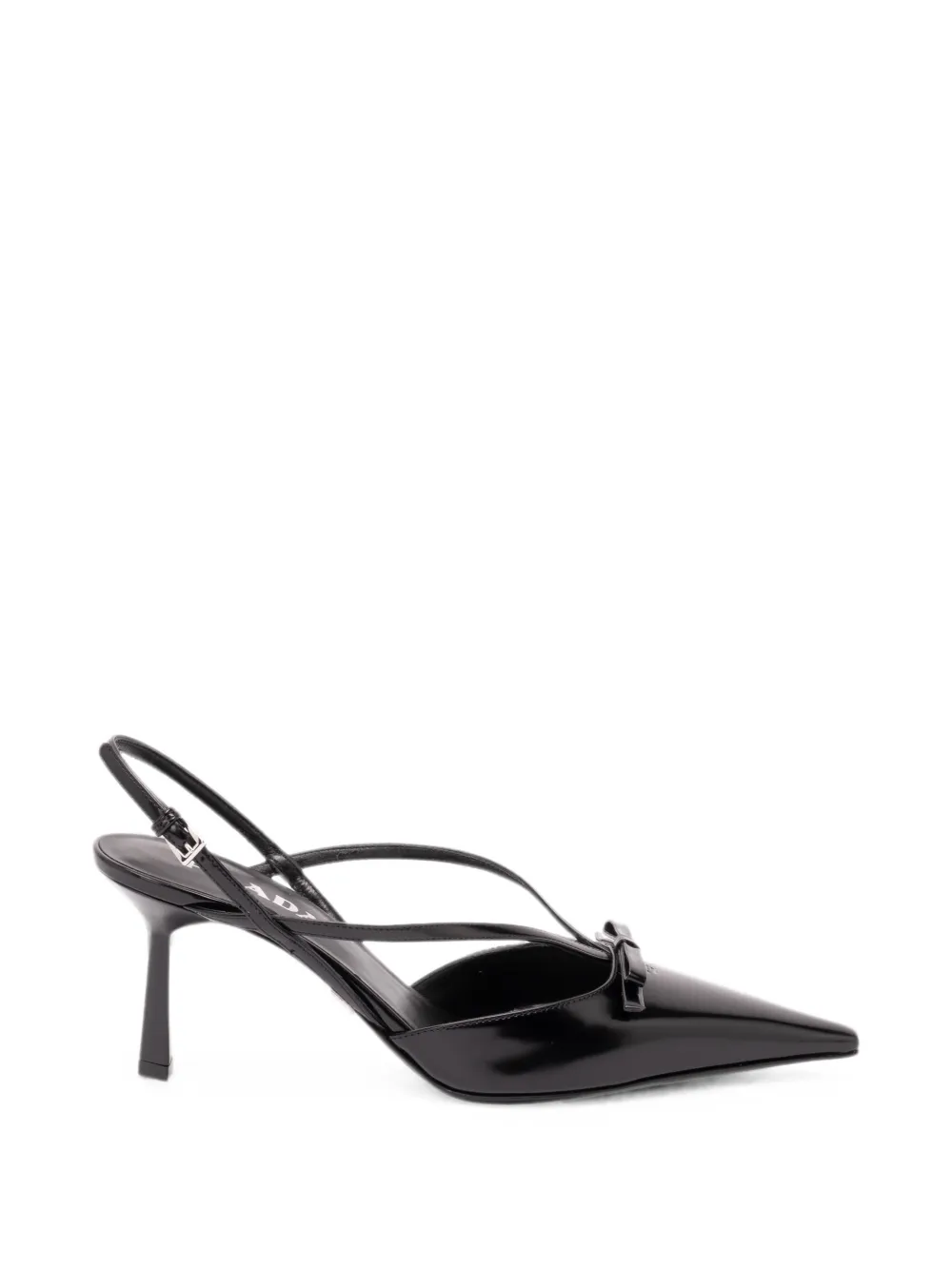 Prada bow-detail slingback pumps Zwart