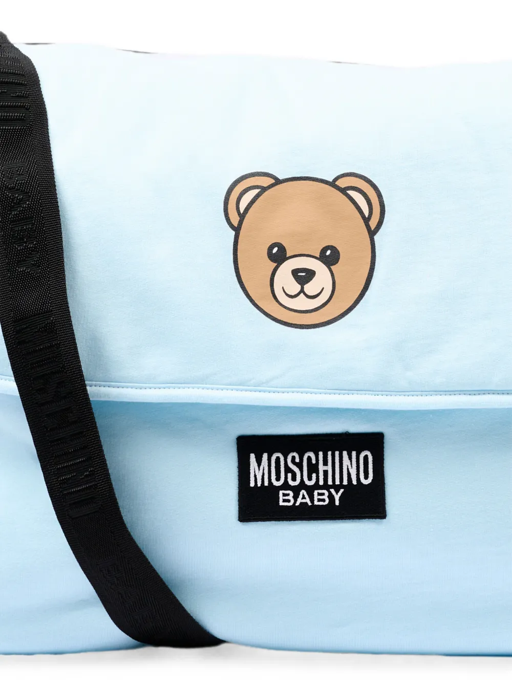 Moschino Kids Teddy Bear luiertas met logo-patch Blauw