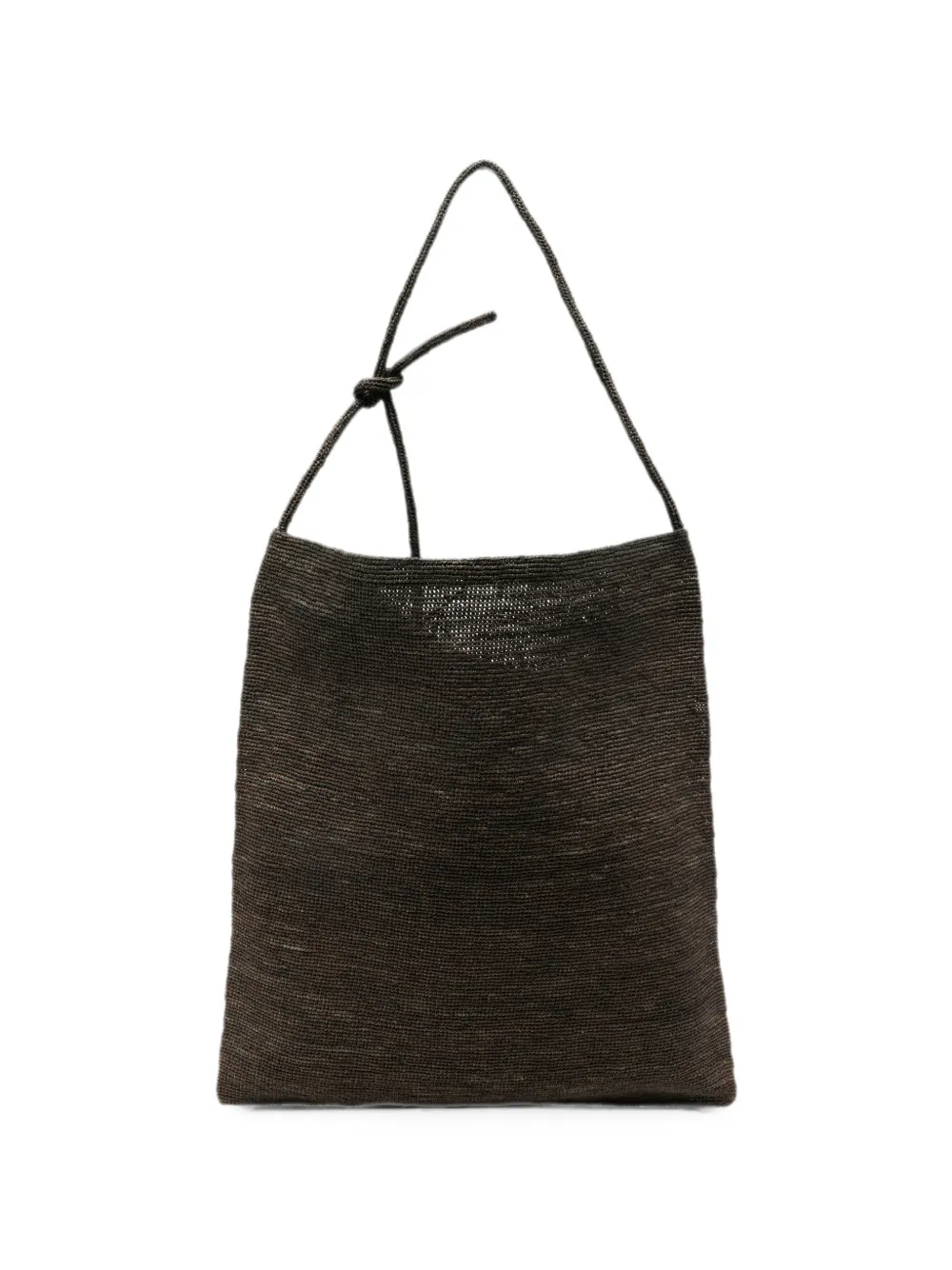 SOPHIE DIGARD woven shoulder bag - Braun