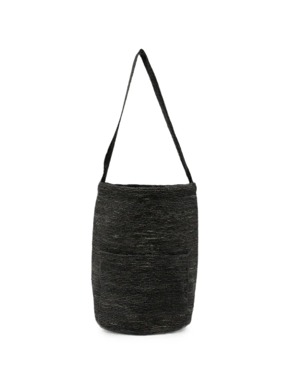 SOPHIE DIGARD raffia shoulder bag - Grau