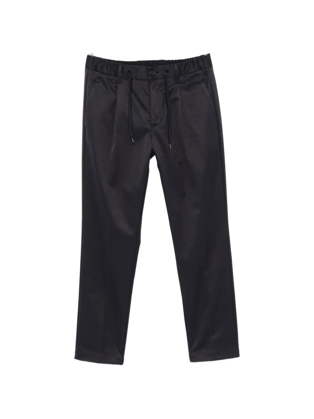 Herno drawstring-waist pleated trousers - Blu