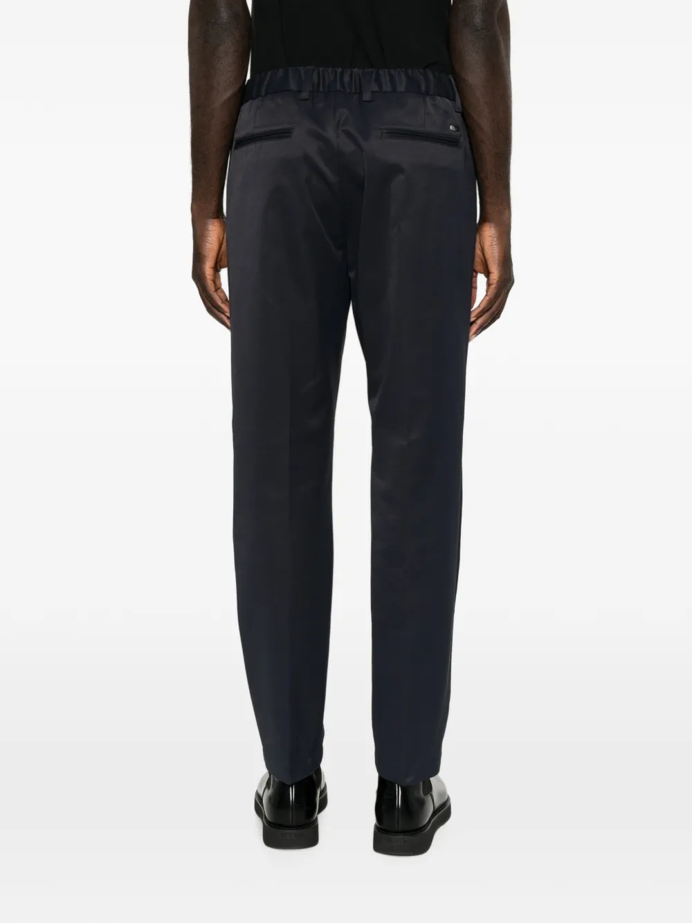 Herno Plooibroek met trekkoordtaille Blauw
