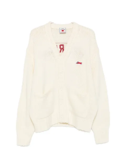 ICECREAM logo-embroidered V-neck cardigan