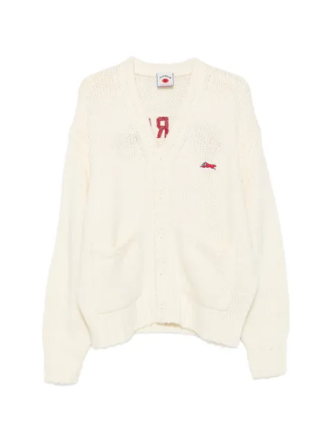 ICECREAM logo-embroidered V-neck cardigan