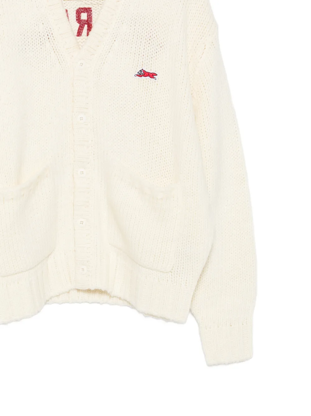 ICECREAM Vest met V-hals Beige