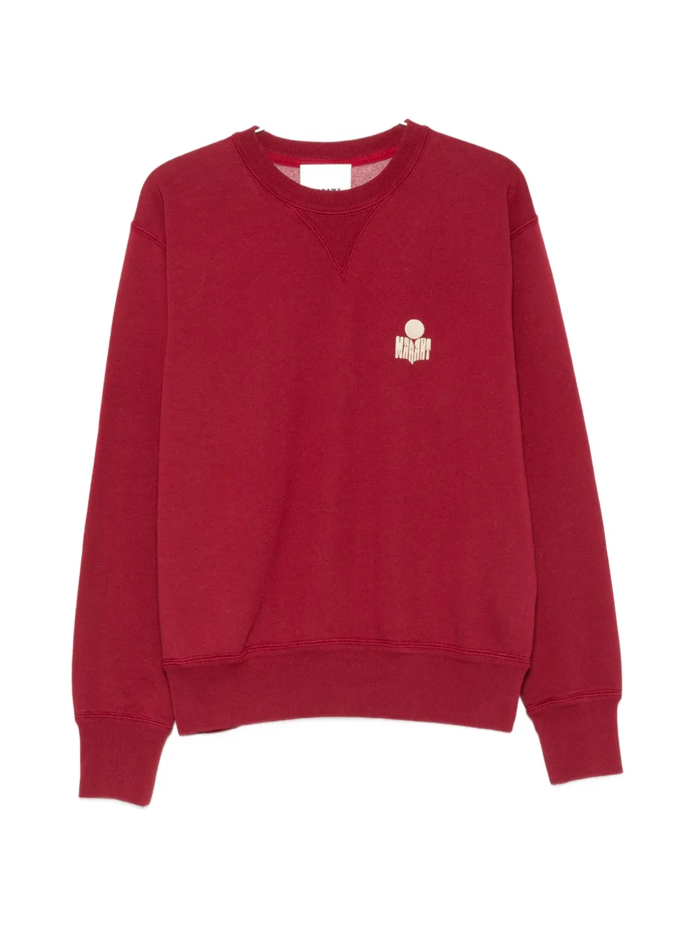 MARANT logo-print crew-neck sweatshirt - Rot