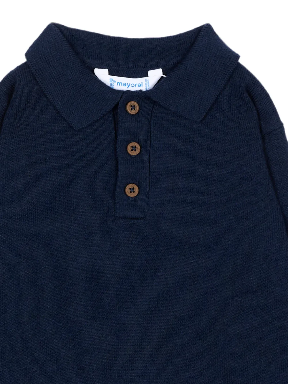 Mayoral Trui met polokraag en lange mouwen Blauw