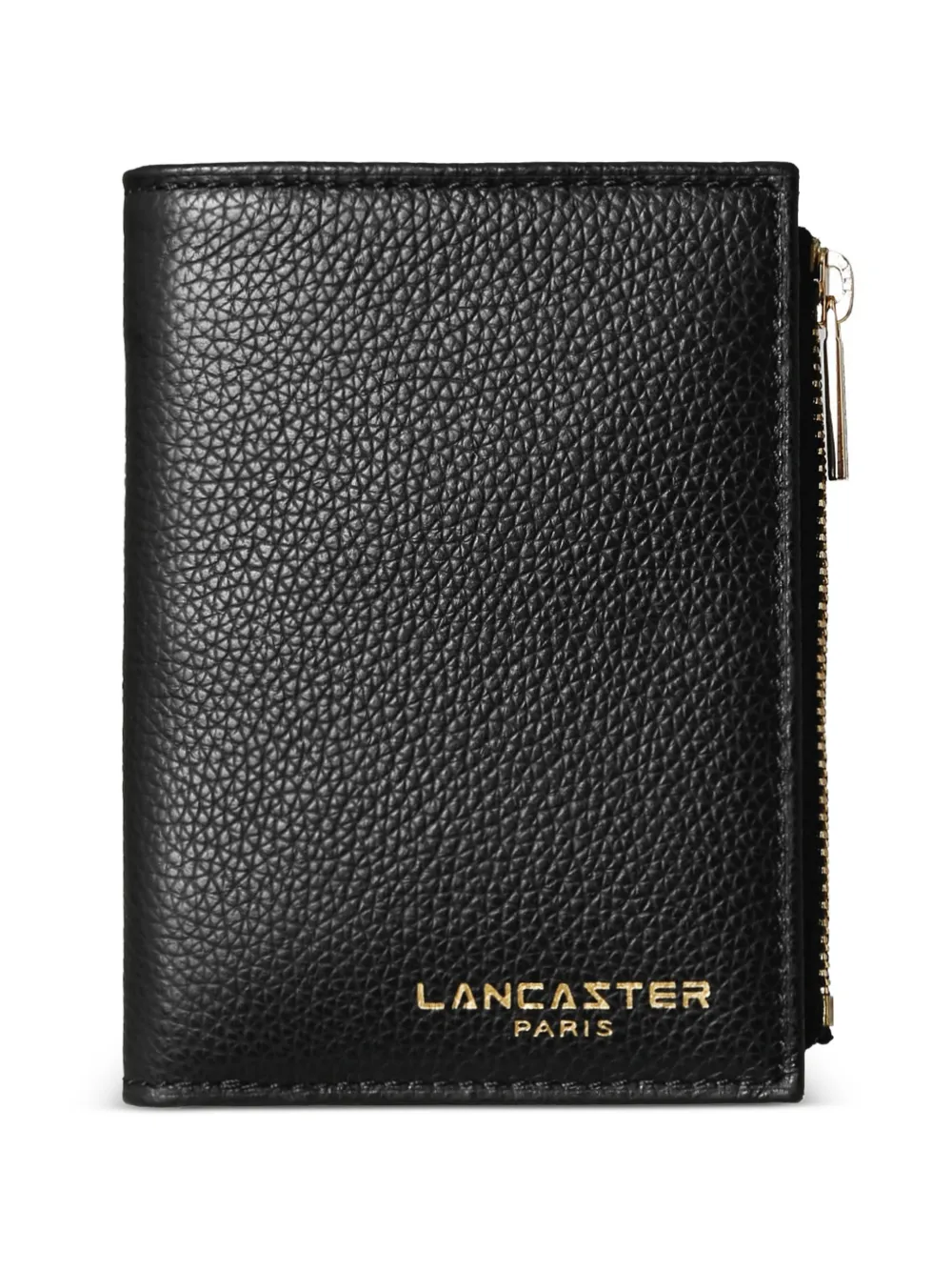 Lancaster grainy-effect wallet - Schwarz