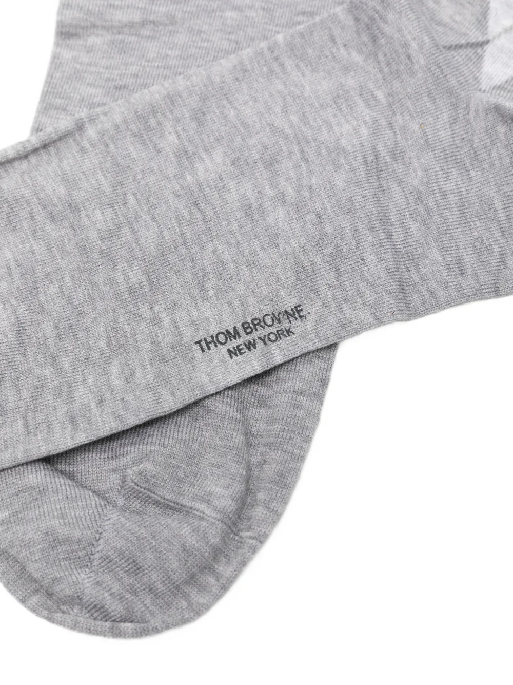 Thom Browne RWB-stripe socks Grijs