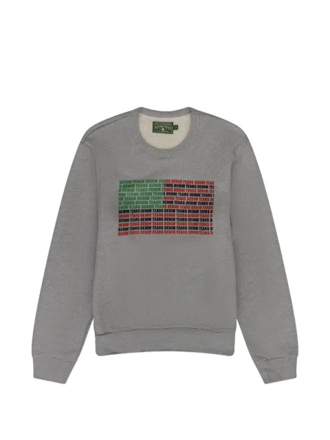 Denim Tears logo-print crew-neck sweater