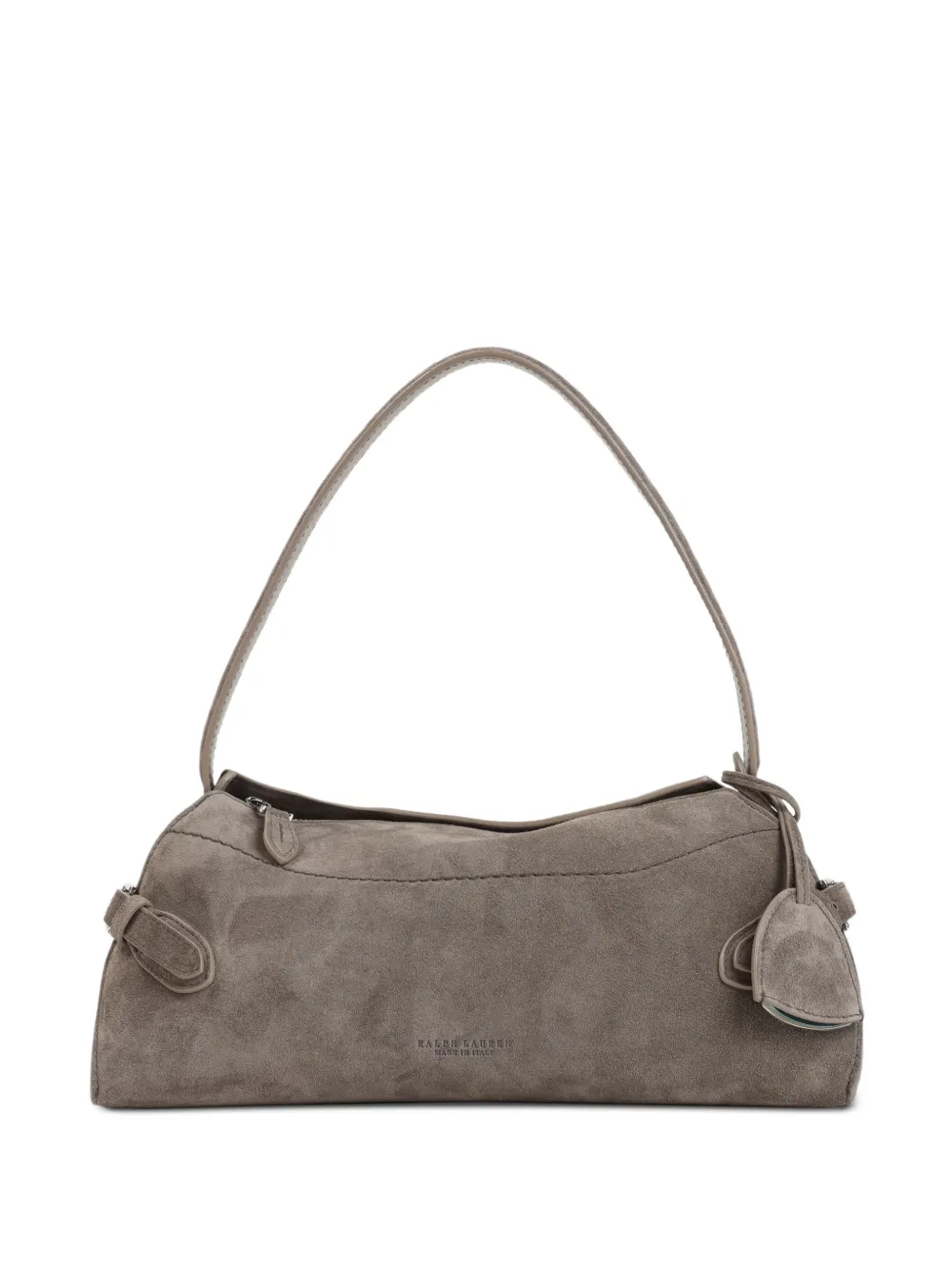 Ralph Lauren Collection buckle-detail suede shoulder bag - Neutrals