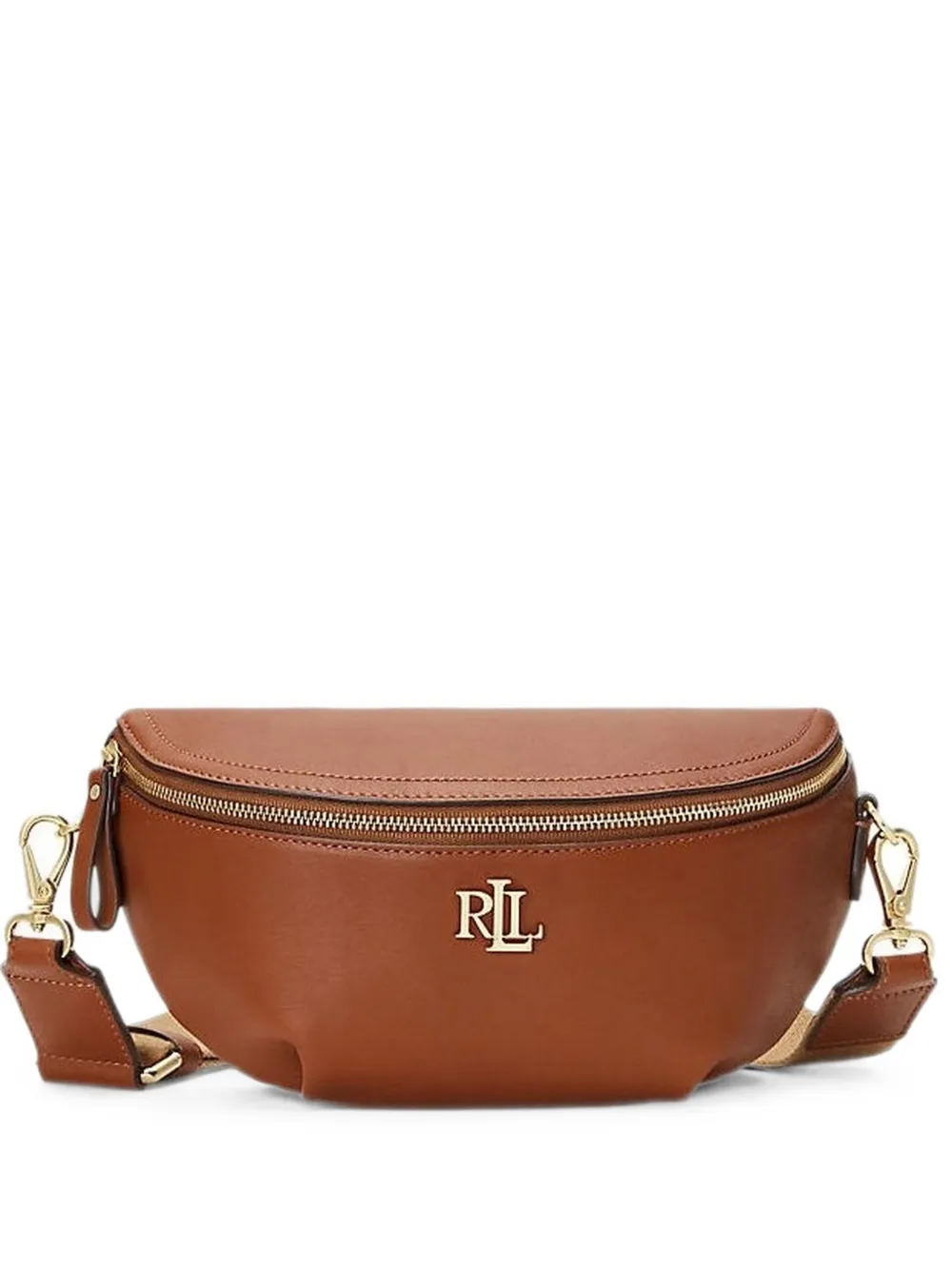 Lauren Ralph Lauren Marcy logo-plaque belt bag - Braun