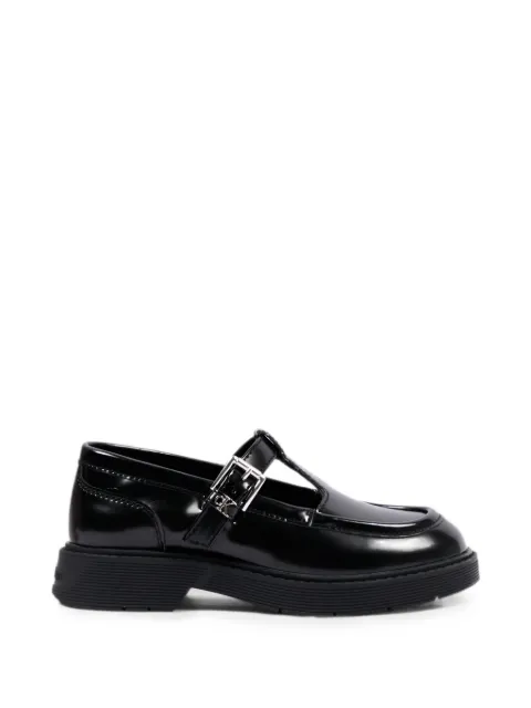 Calvin Klein Kids zapatos oxford de piel con barra en T