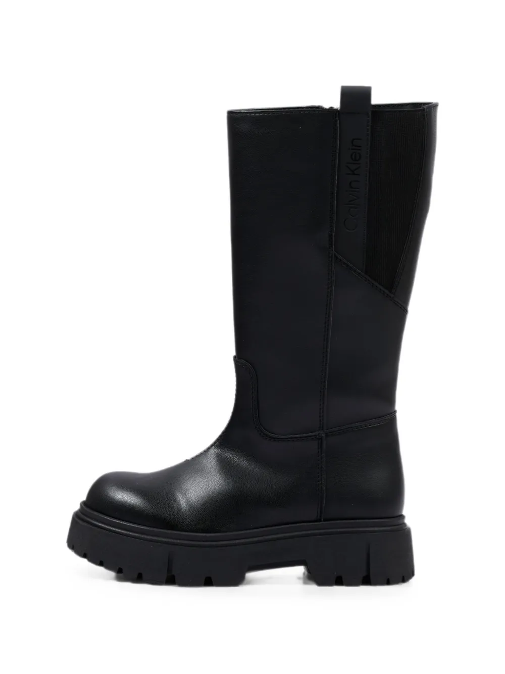 Calvin Klein Kids chunky-sole boots Zwart