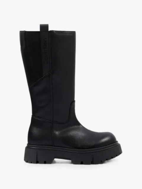 Calvin Klein Kids chunky-sole boots