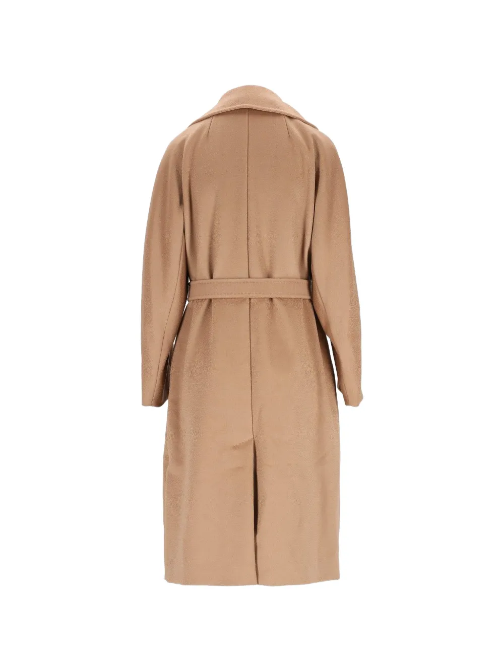 Weekend Max Mara Jas met ceintuur en dubbele rij knopen Beige