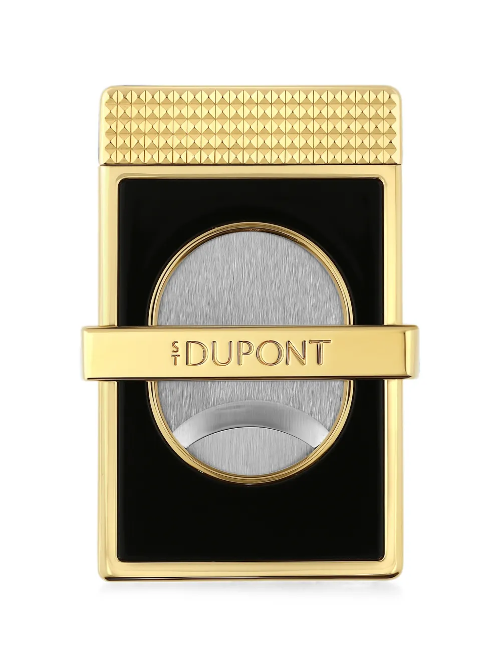 St Dupont Diamond-head Engraved Cigar Cutter In Multi