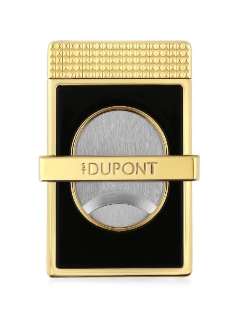 S.T. Dupont diamond-head engraved cigar cutter