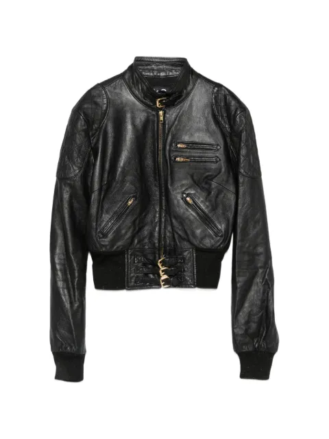 Dolce & Gabbana Pre-Owned 2000s quilted leather jacket