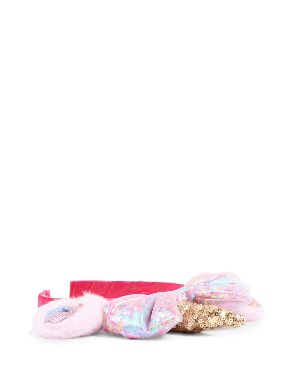 Billieblush sequin-embellished unicorn headband Roze