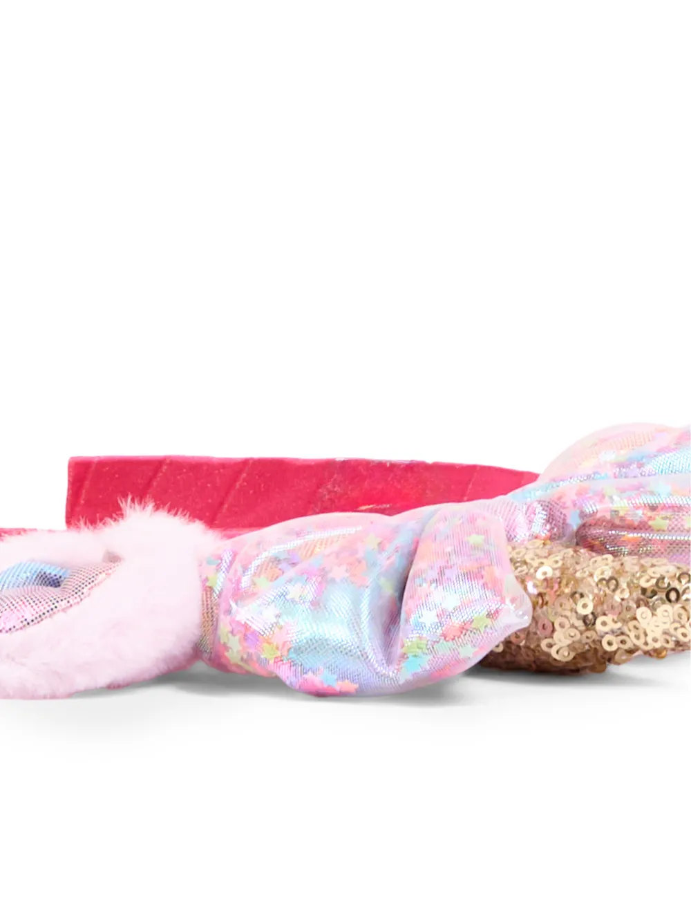 Billieblush sequin-embellished unicorn headband Roze