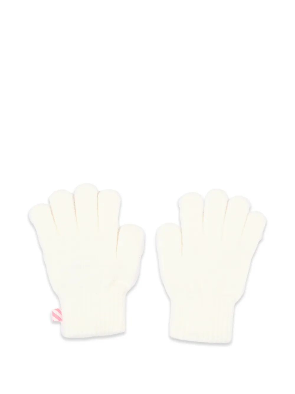 Billieblush Handschoenen verfraaid met kristallen en geborduurd logo Wit