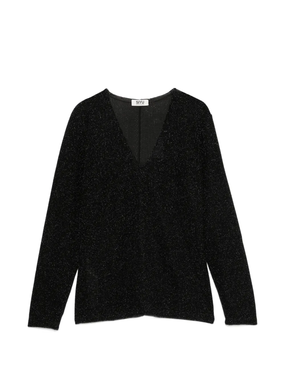 Siyu V-neck long-sleeve T-shirt
