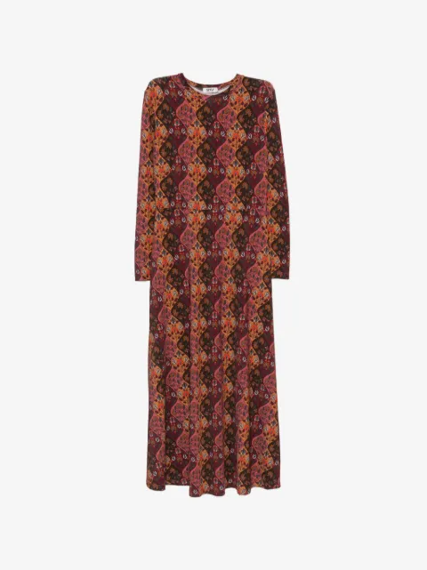 Siyu vestido midi con estampado floral