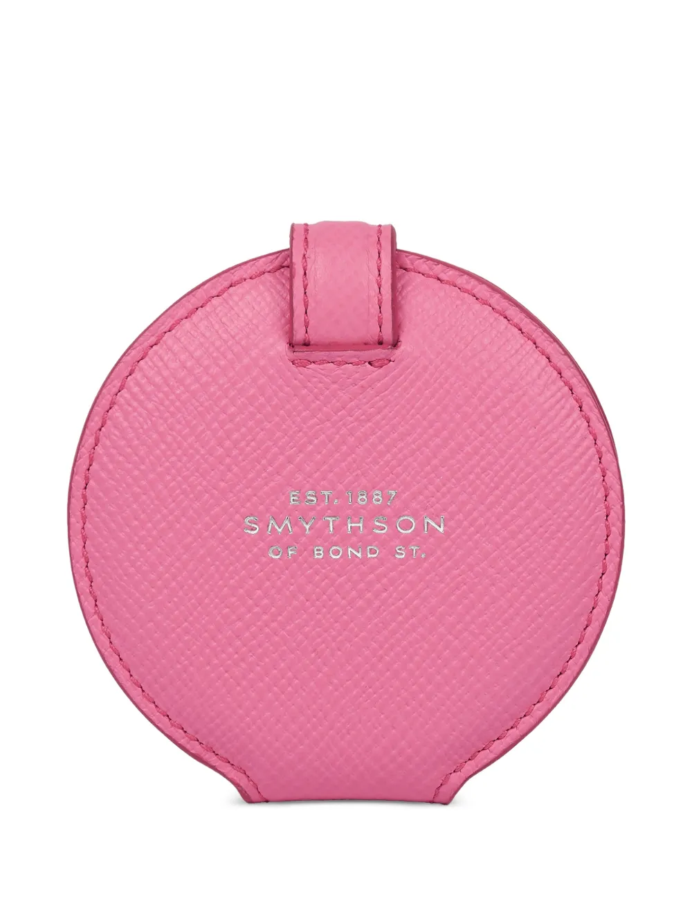 Smythson Panama Taschenspiegel - Rosa