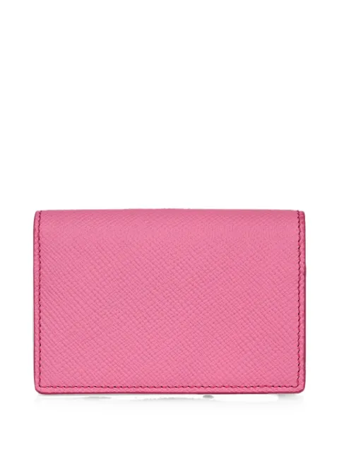 Smythson Panama cross-grain leather card holder