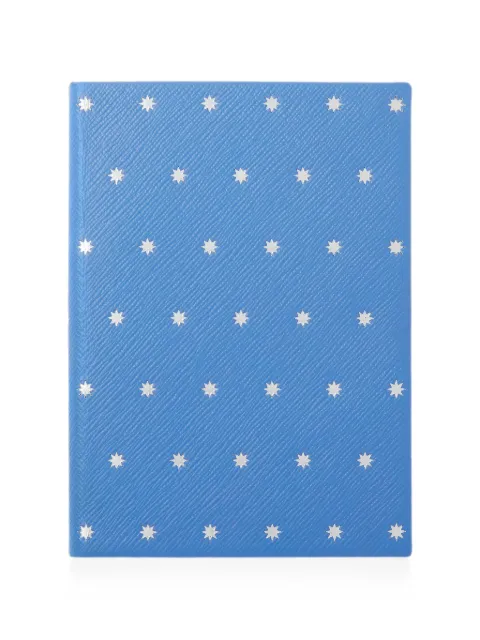 Smythson Soho star-print notebook