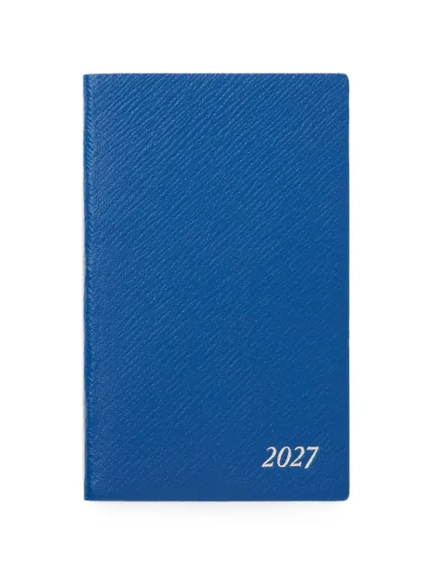 Smythson 2027 Panama-leather weekly diary