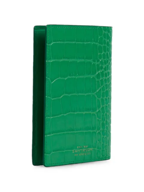 Smythson Mara-leather passport cover