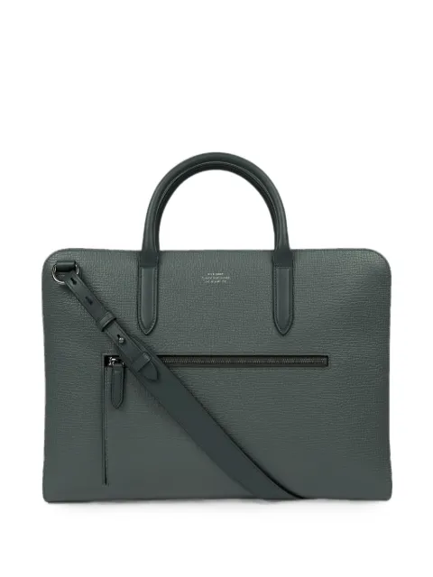 Smythson maletín Ludlow con cierre frontal