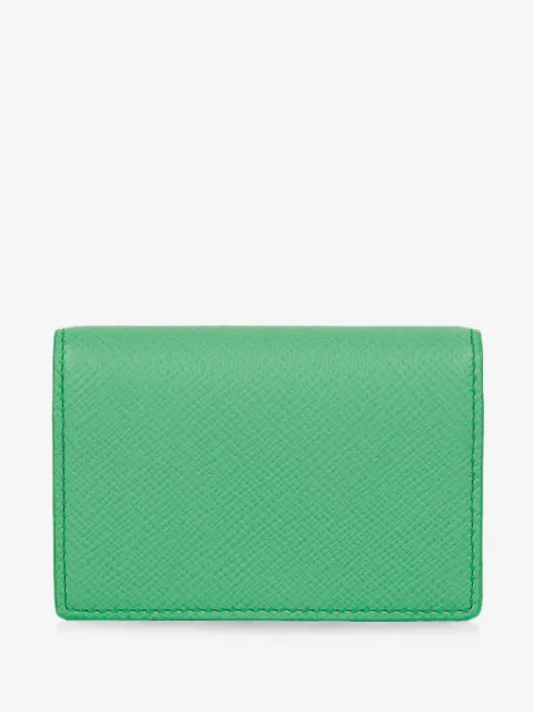 Smythson snap-closure bi-fold card holder