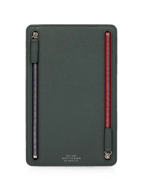 Smythson panama multi-zip case