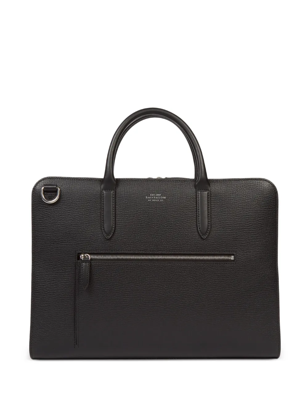 Smythson Ultra Slim Ludlow Aktentasche - Schwarz