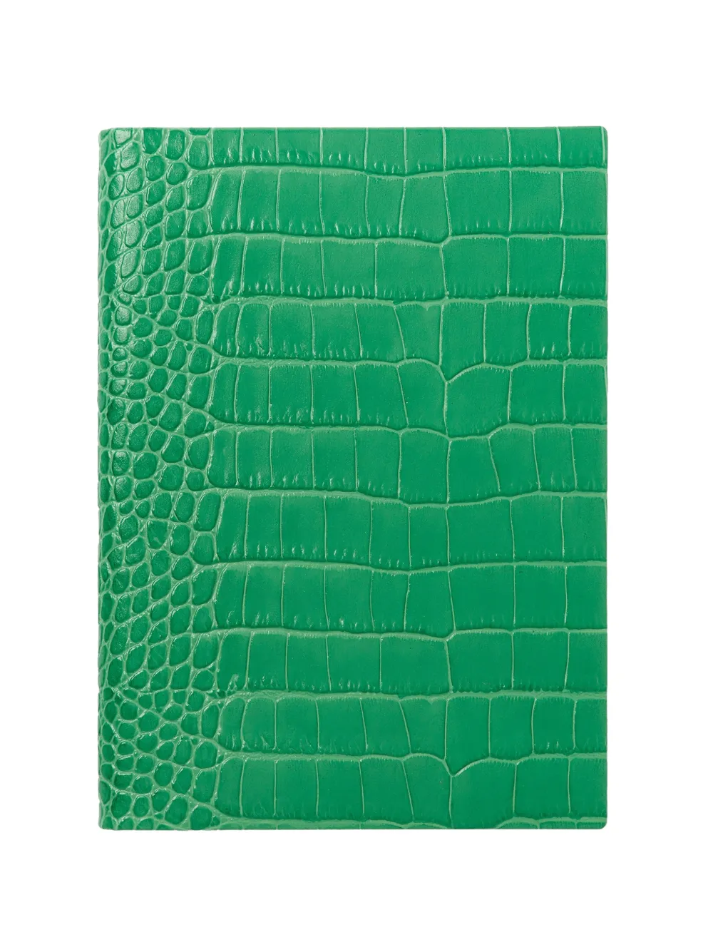 Smythson Soho Mara leather notebook - Grün