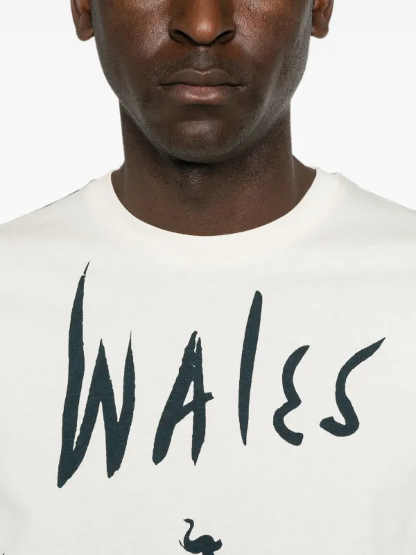 Wales Bonner logo-print T-shirt | Neutrals | FARFETCH