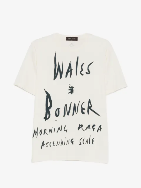 Wales Bonner logo-print T-shirt